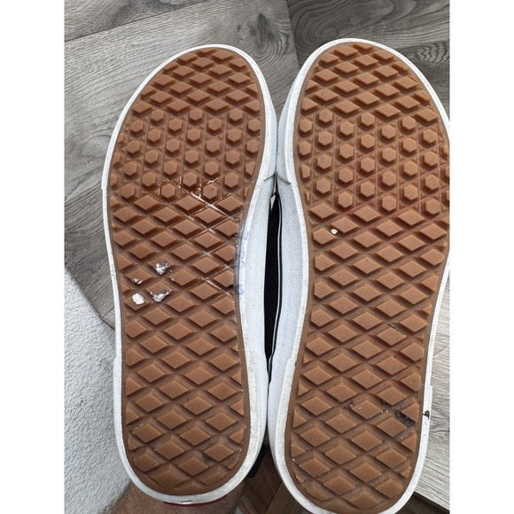 Vans SK8-Hi Shoes Black Suede Faux Fur Sherpa Women's Size 6 - Picture 7 of 11